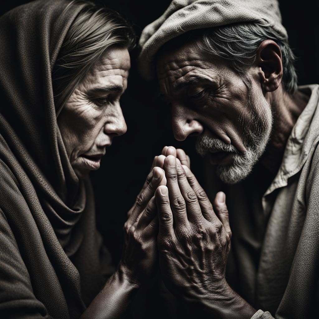 Praying Inside Earth: Portrait in Jeffries Style