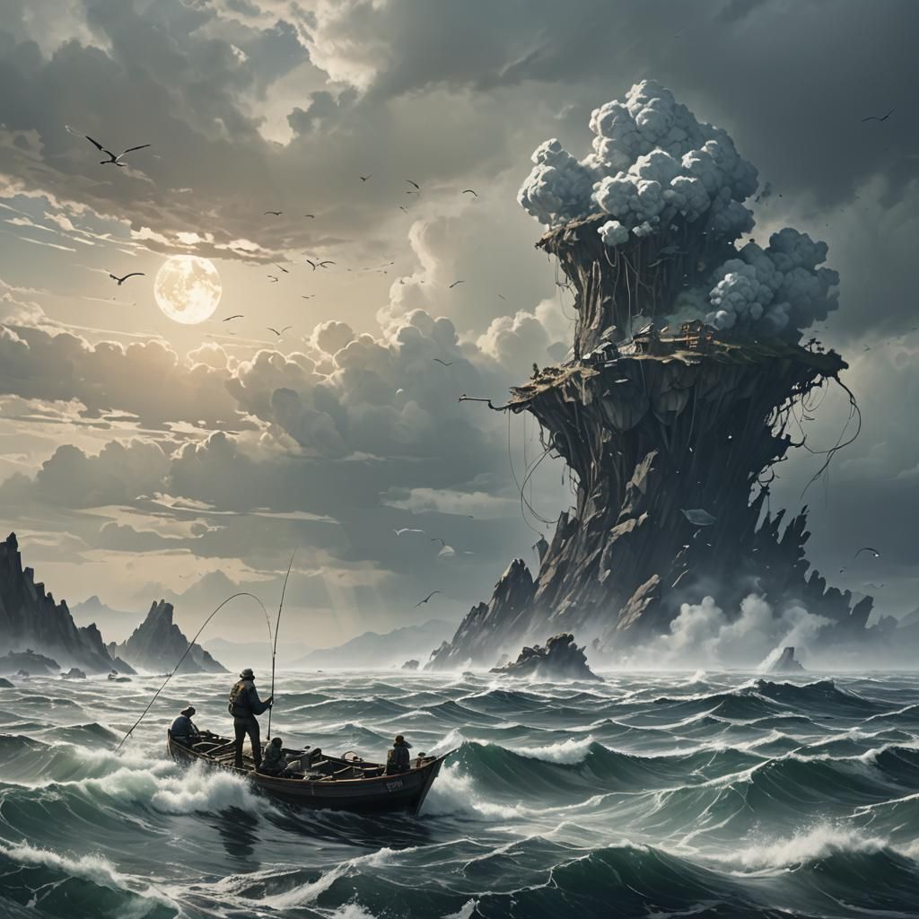 Fishing at the End of the World: AI Art