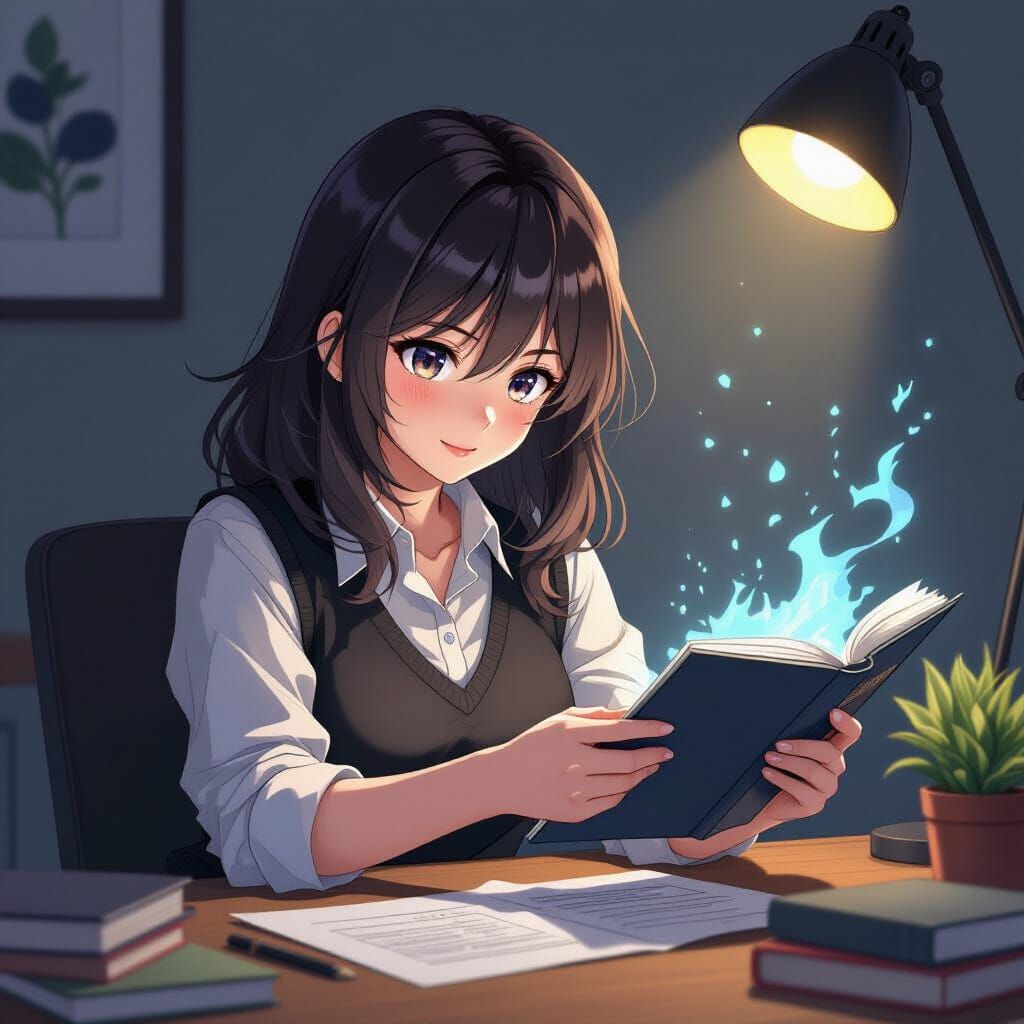 Anime Invention Art in Studio Trigger Style