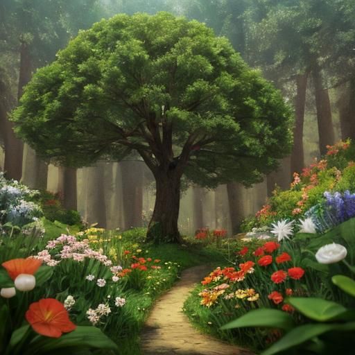 Fractured Botanical Forms in Hyperrealistic Style