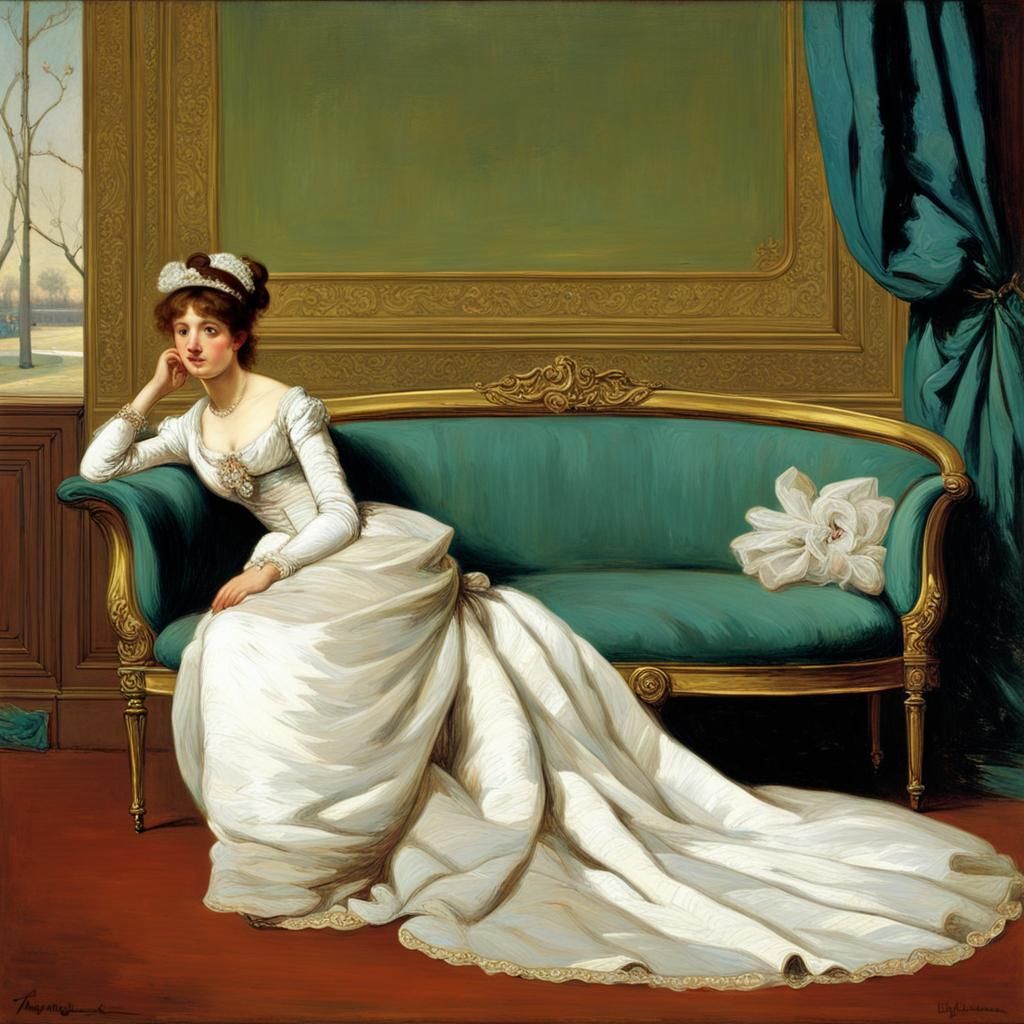 The Reluctant Bride by Auguste Toulmouche