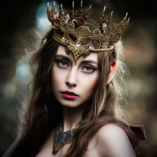 Magical Elven Jewelry in Photorealistic Style