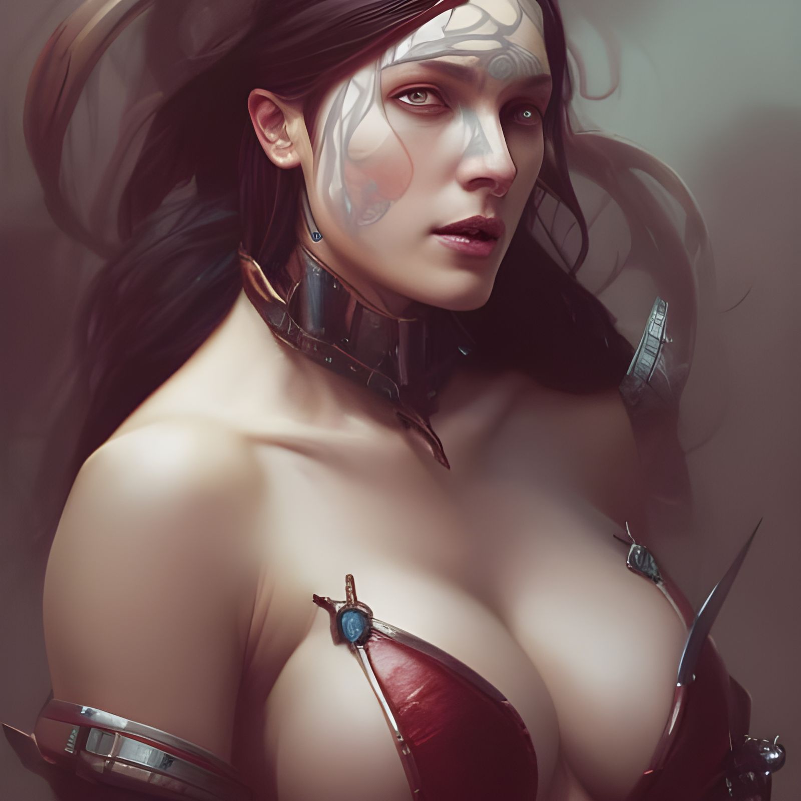 Witch in Bikini Armor Concept Art