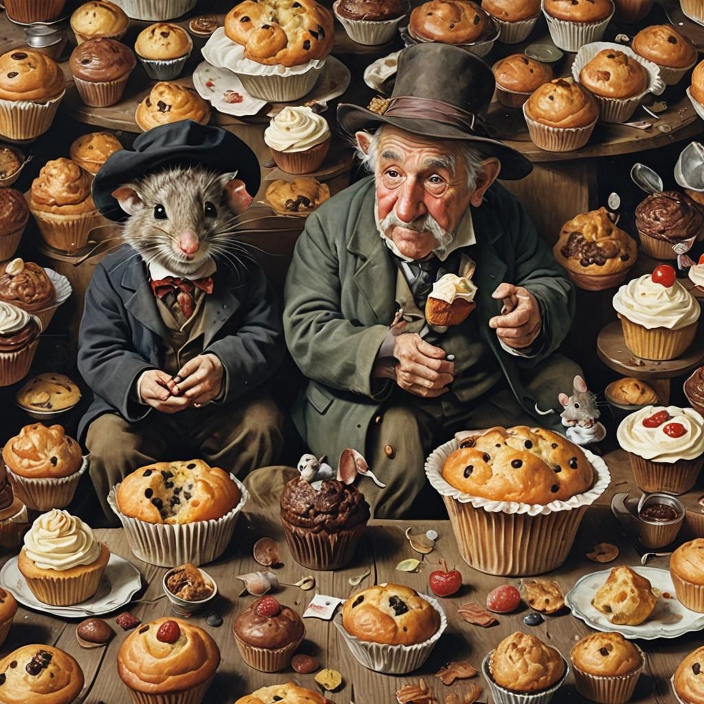 Two Bachelors: Muffin and Mouse