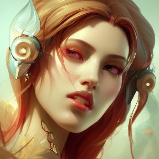 Detailed Portrait of Terra Branford in Unreal Engine 5