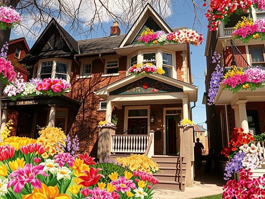 Impressionist Gouache Painting on Canvas in 8K