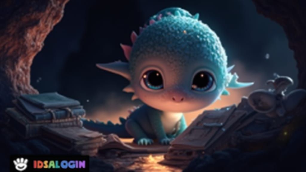 Whimsical Dragon in Treasure Trove