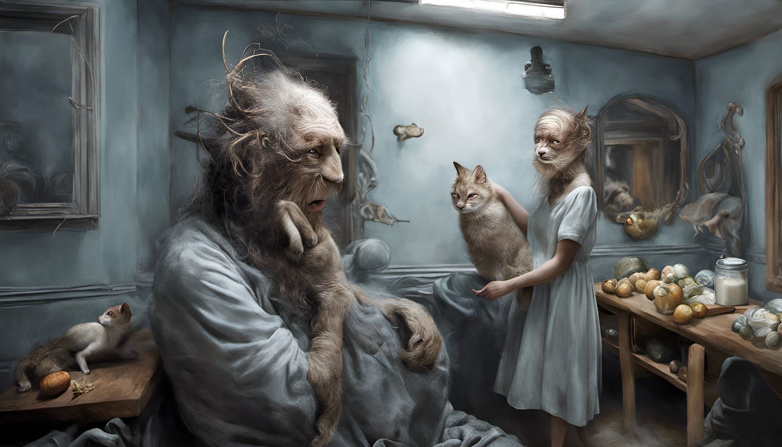 Photorealistic Alien Portrait with Intricate Details