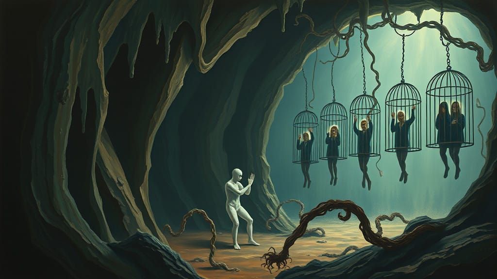 Surrealist Nightmare in Abstract Expressionism