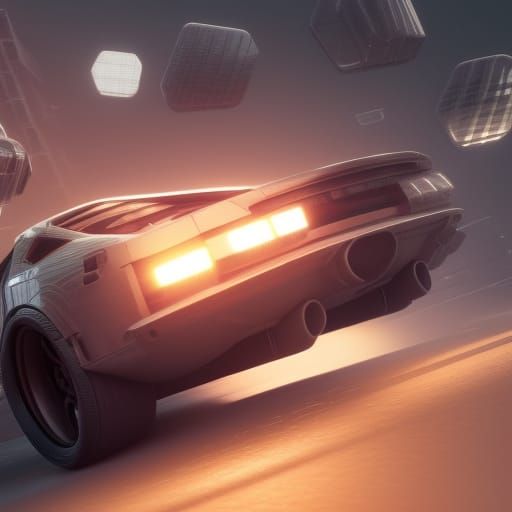 Futuristic Sci-Fi Cars in Polished Metal