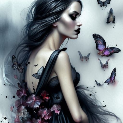 Gothic butterfly