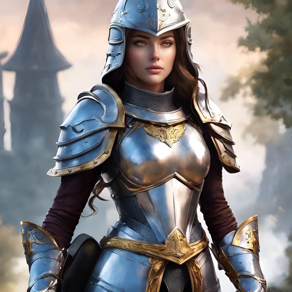Ark-Knight, Hestia Arya The Silver Fist Of Two Queens Realm