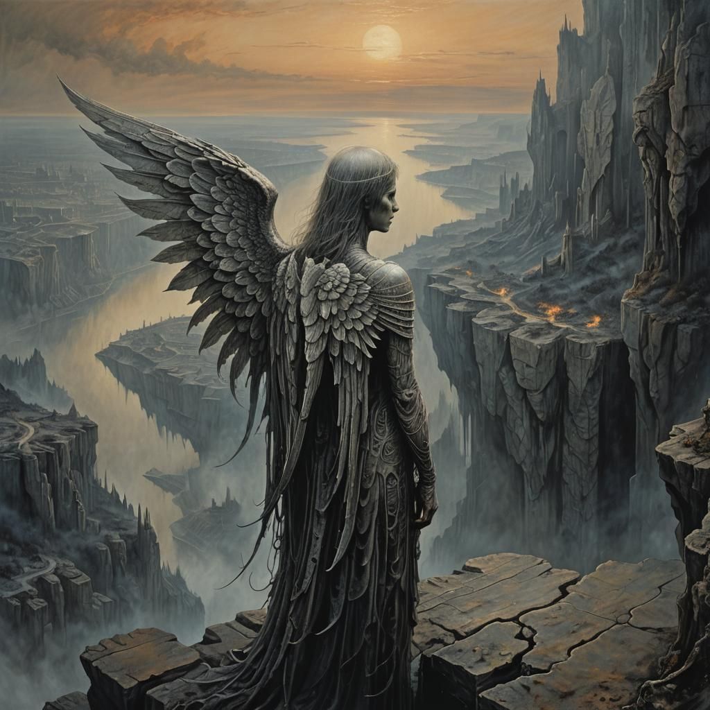 Angel at the Edge: Heaven and Hell in Dystopian Art