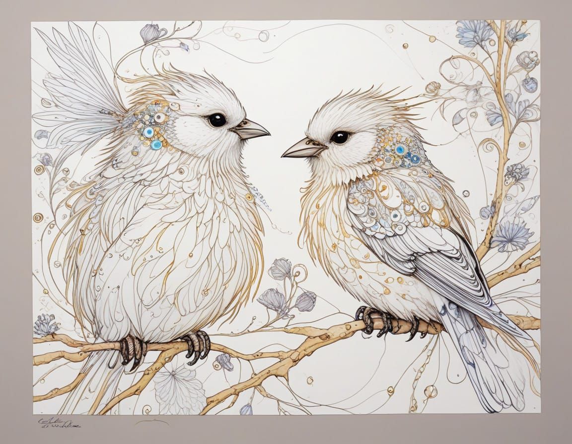 Fantasy Creatures in Vibrant Beauty