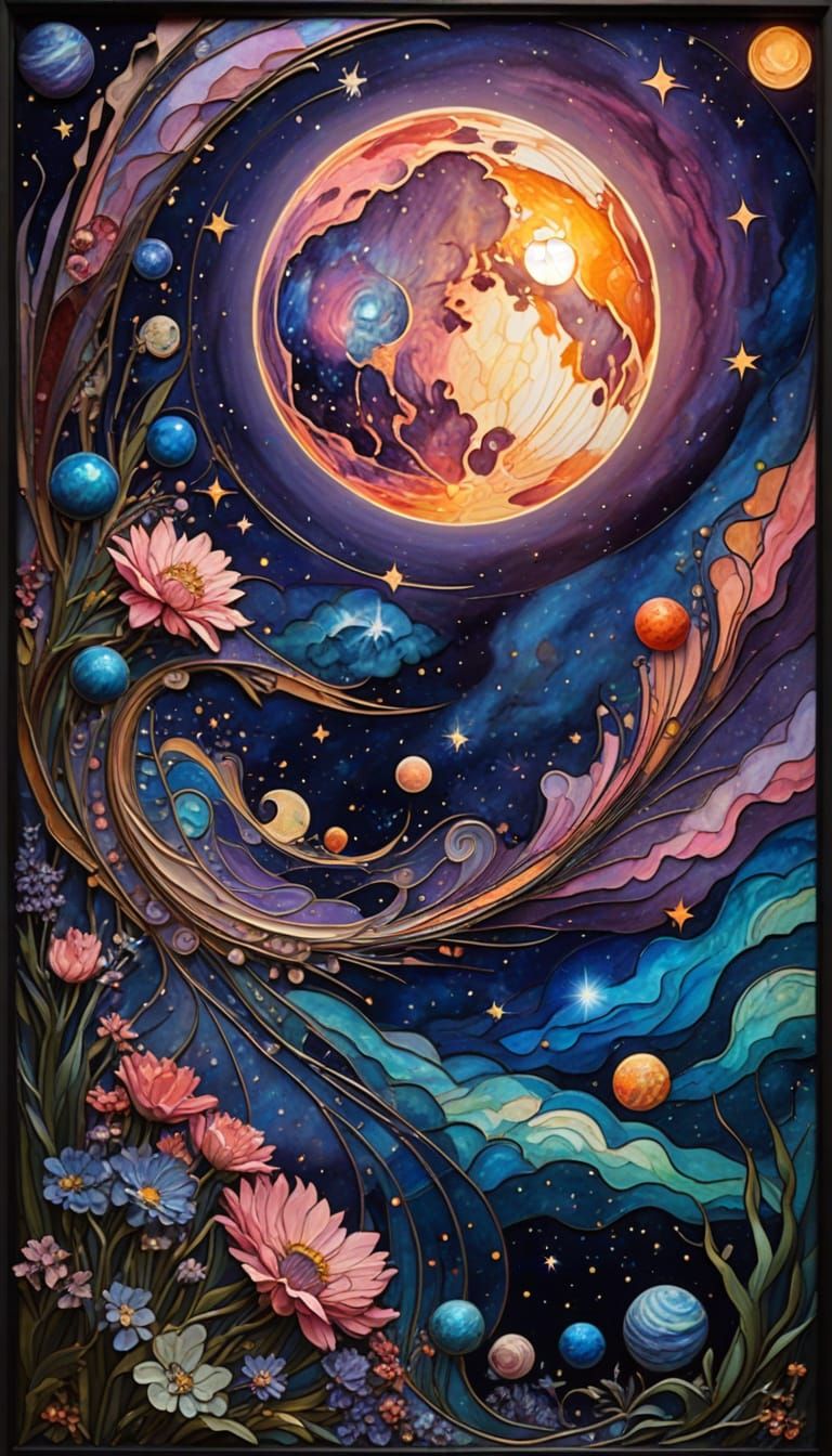 Stained glass creation