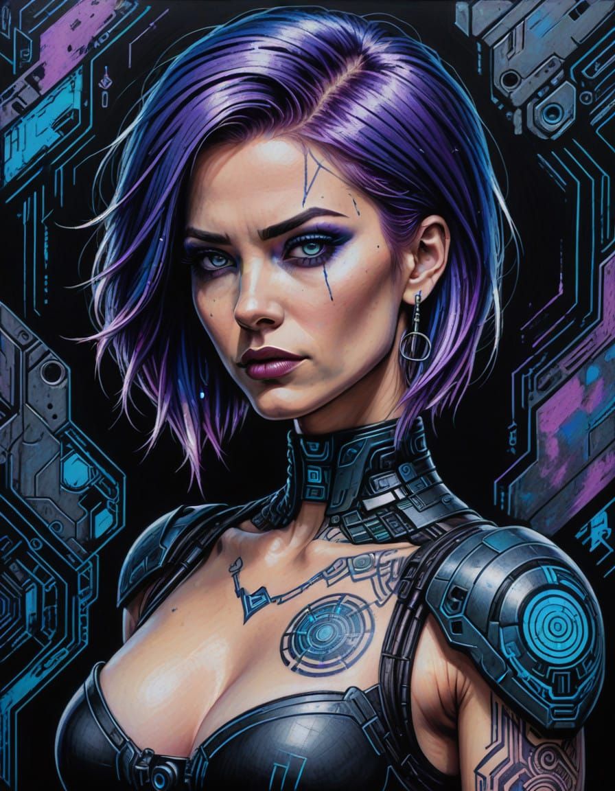 Oil pastel Experiment Dreamshaper