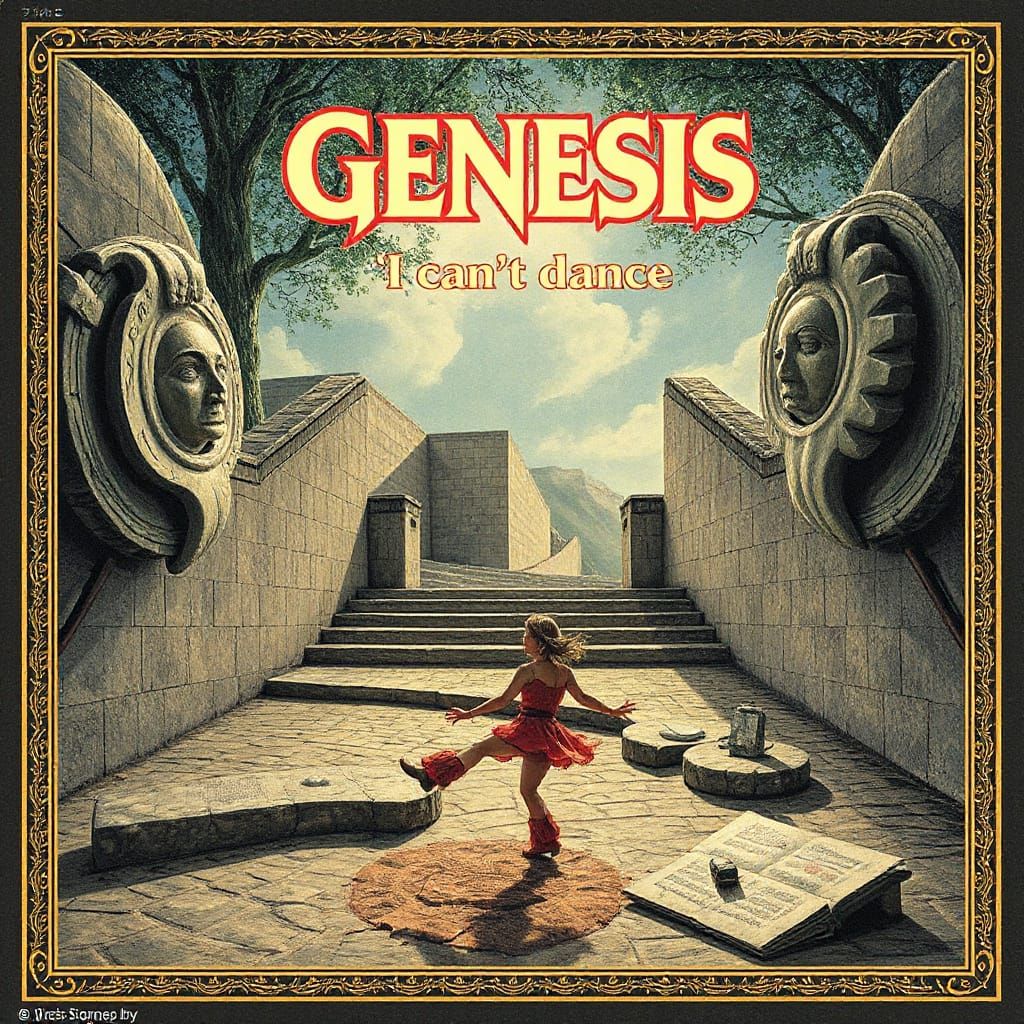 Genesis I Can't Dance AI Art