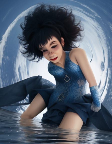 Woman in Inverted Perspective