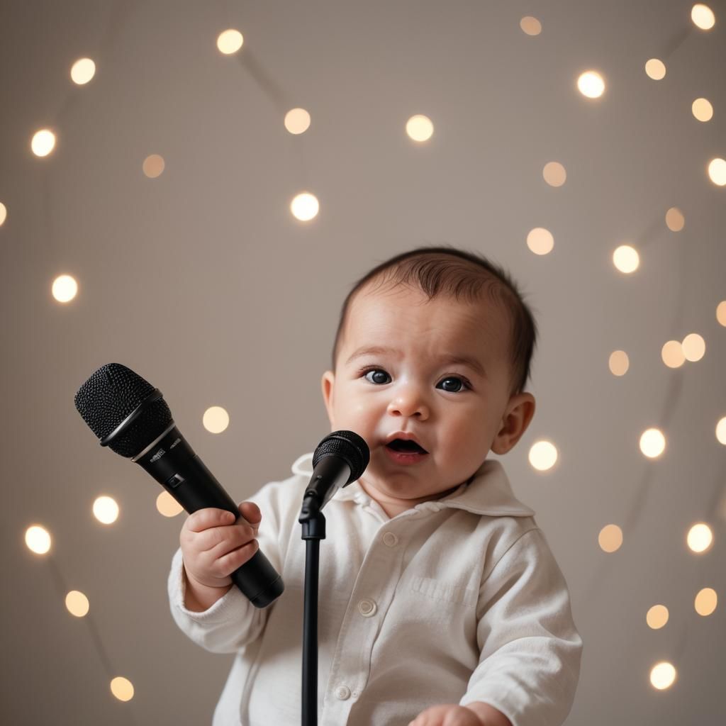 Baby Singer: Professional Photography with Bokeh