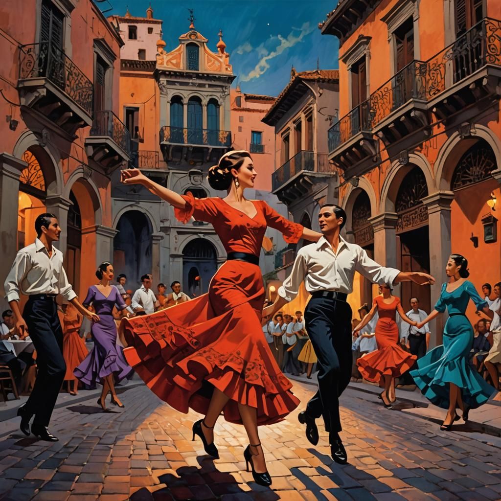 1950 dance in Spain 2