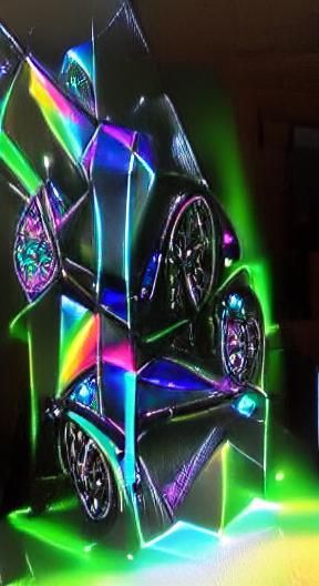 Neon Grid in Cyberpunk Style