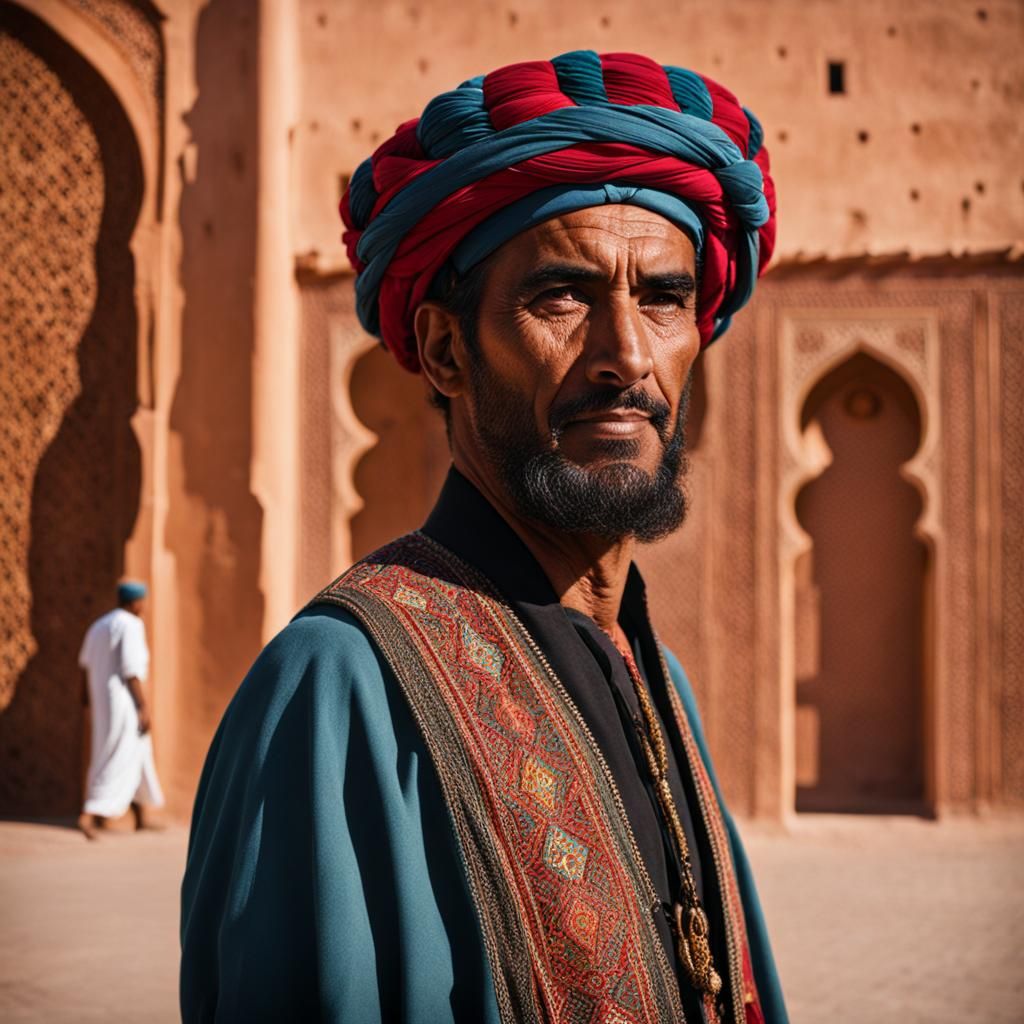 Portrait of a Moroccan Man