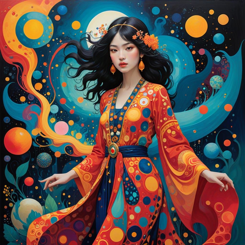 Vibrant echoes of ancient India in a modern dreamscape