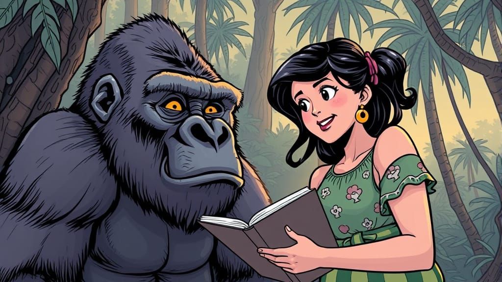 A Mother's Tale of a Lonely Gorilla in a Forgotten Jungle Vi...