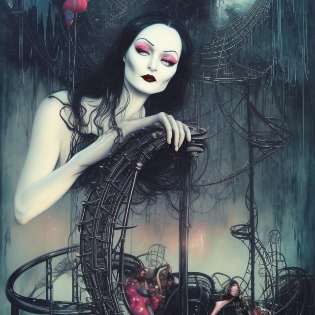 Morticia Addams on a Roller-Coaster: Expressionless Masterpi...