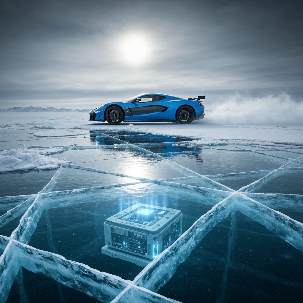 Rimac Navara on Cracked Ice Reveals Supercomputer