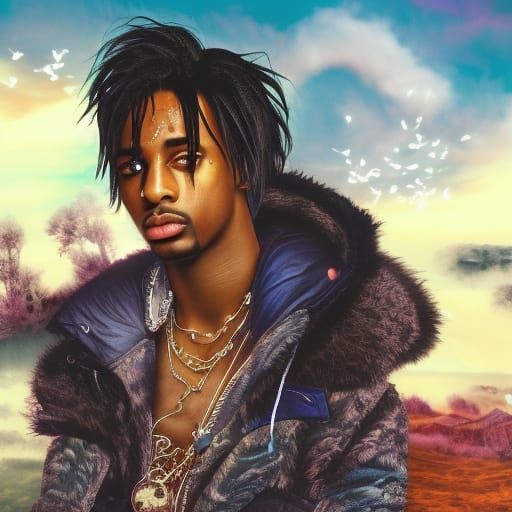 Playboi Carti Matte Painting in Unreal Engine 5