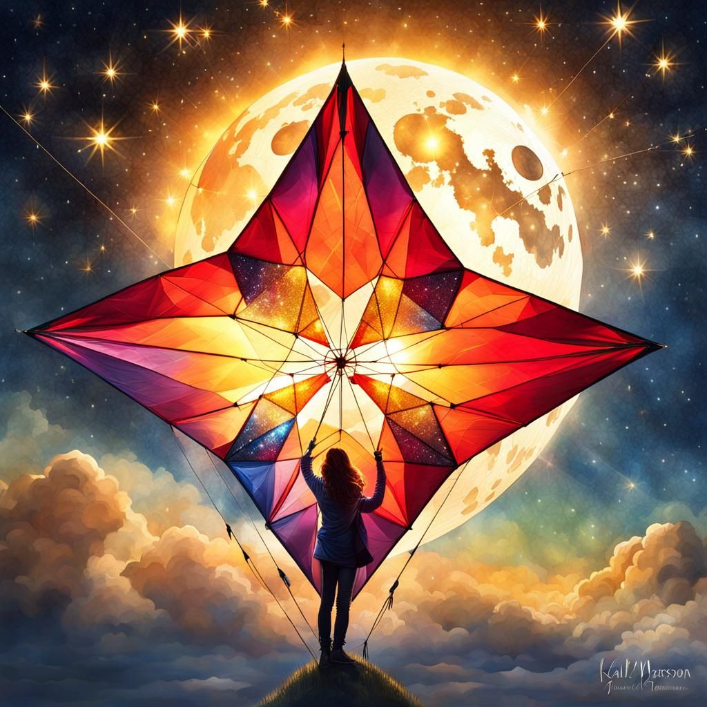 A big star kite