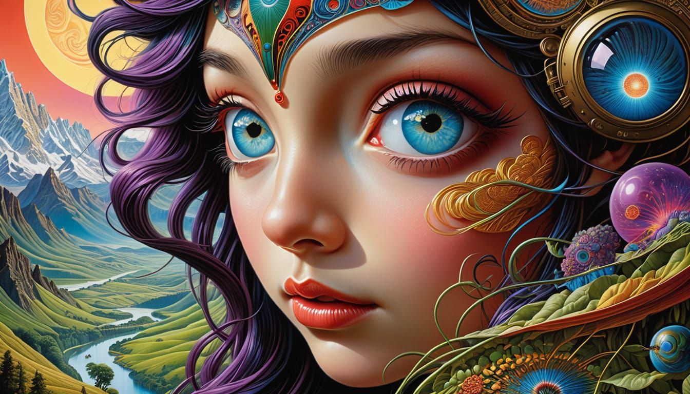 Whimsical Surrealism of Playful Farm Animals in a Dreamlike ...