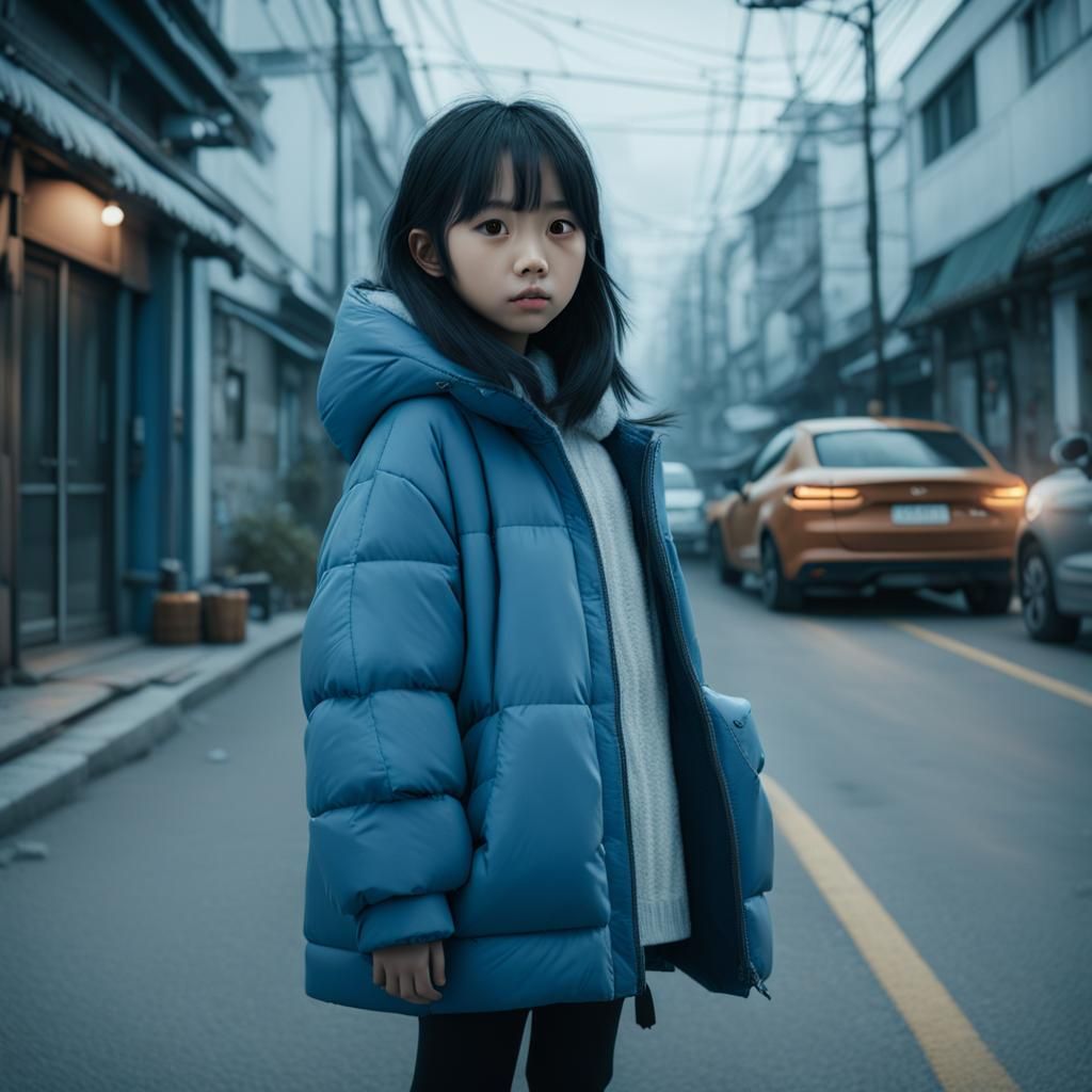 Young Girl Posing in Alessio Albi Style