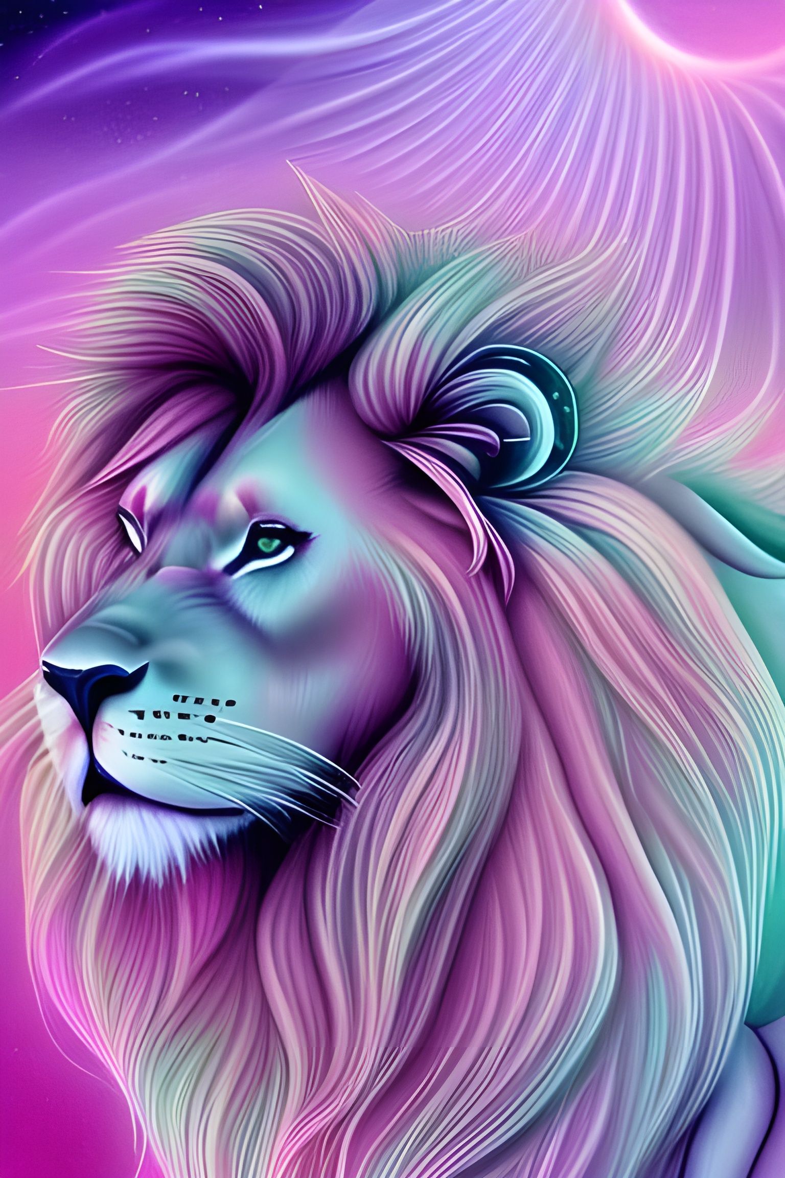 A Whimsical Lion