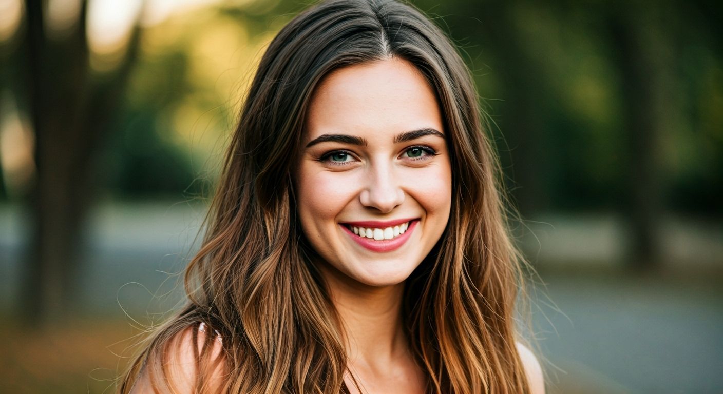 Woman's Smile Reveals Hidden Meaning