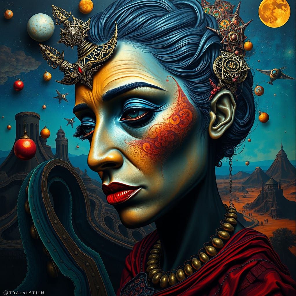 His mother the Queen