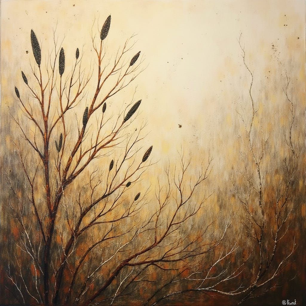 Organic Nature-Inspired Abstract Art