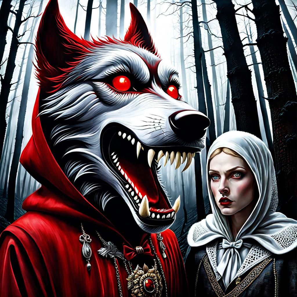 Red riding hood wolf
