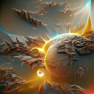 AI Generated Image of The Sun