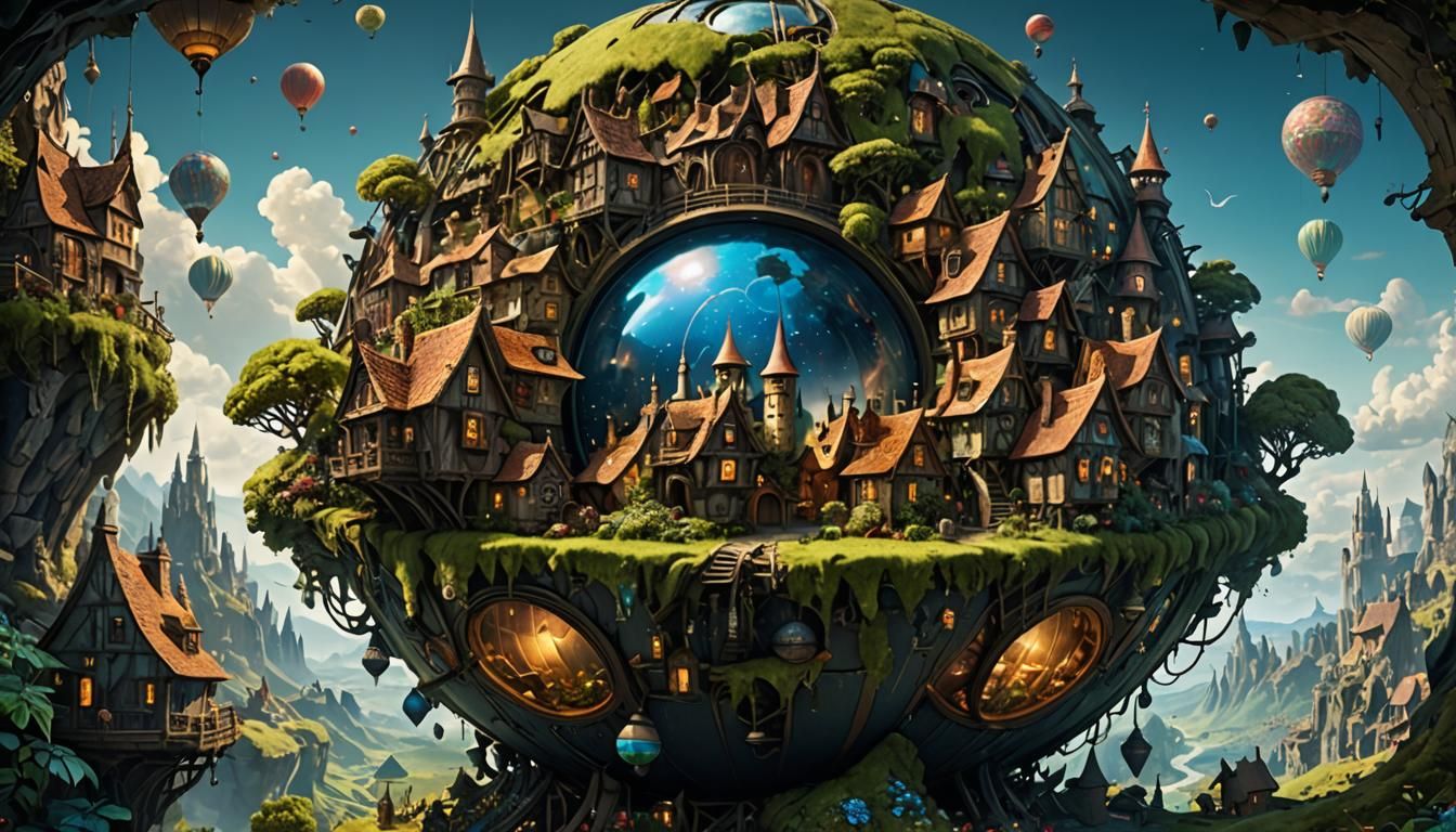 Fairy Village in Android, a Borderland Fantasy
