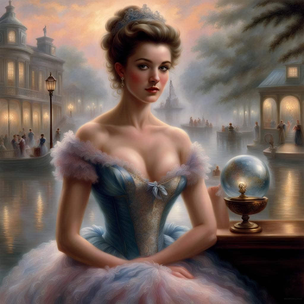 Ethereal Woman at 1776 American Ball