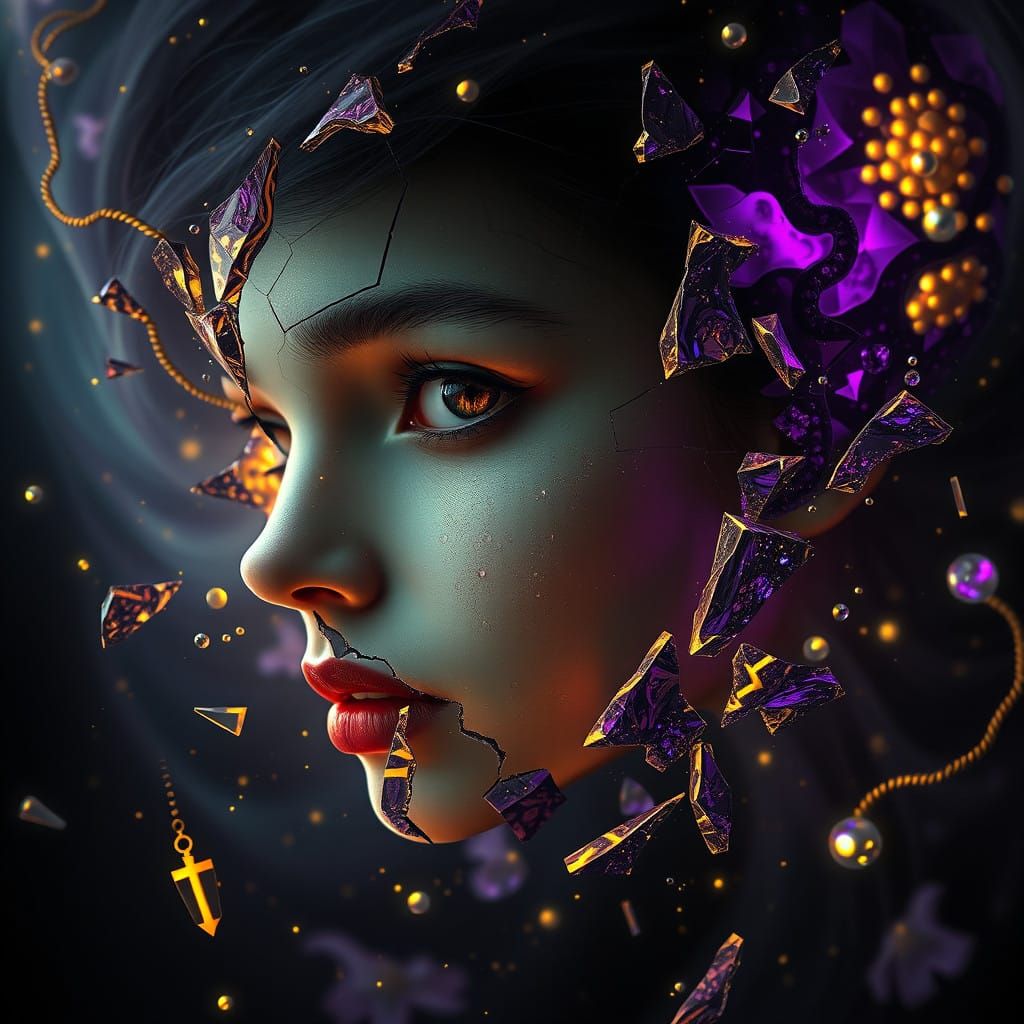 Surreal Goddess of Extinguished Love