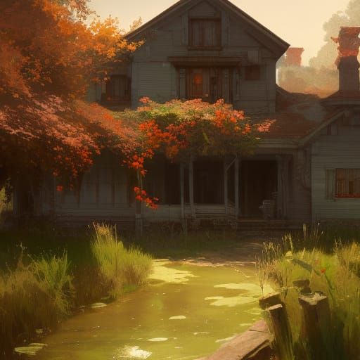Hyperdetailed Farmhouse Concept Art in Unreal Engine 5
