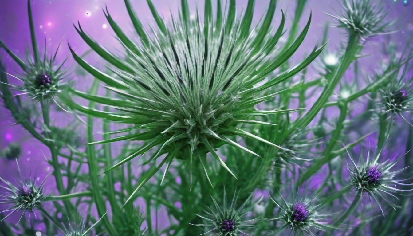 Thistle Green Atlantis Abstract Silver Nitrate Photo