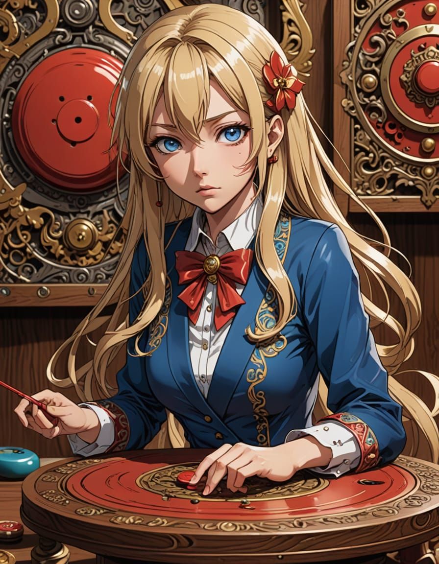 Anime-Inspired Comedy Key Visual: Temptation's Edge