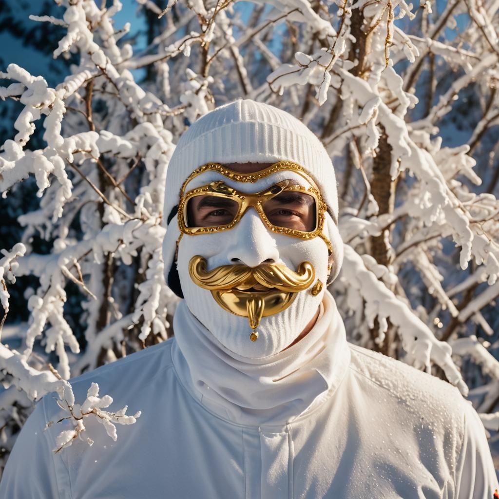 Food Photo of Smiling Man with Gold Grill