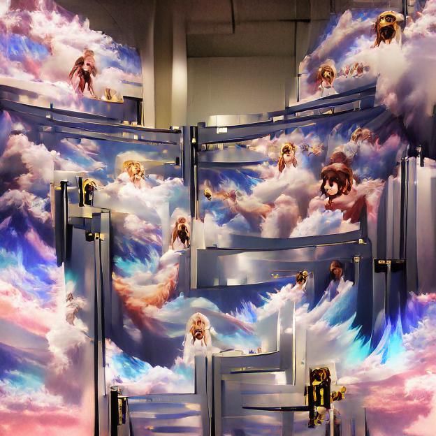 Heavenly Portal Opens to Golden Light