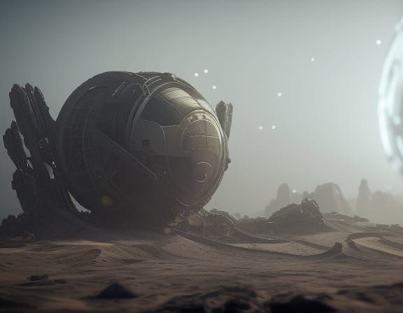 molten crater intricate mech details, ground level shot, 8K ...