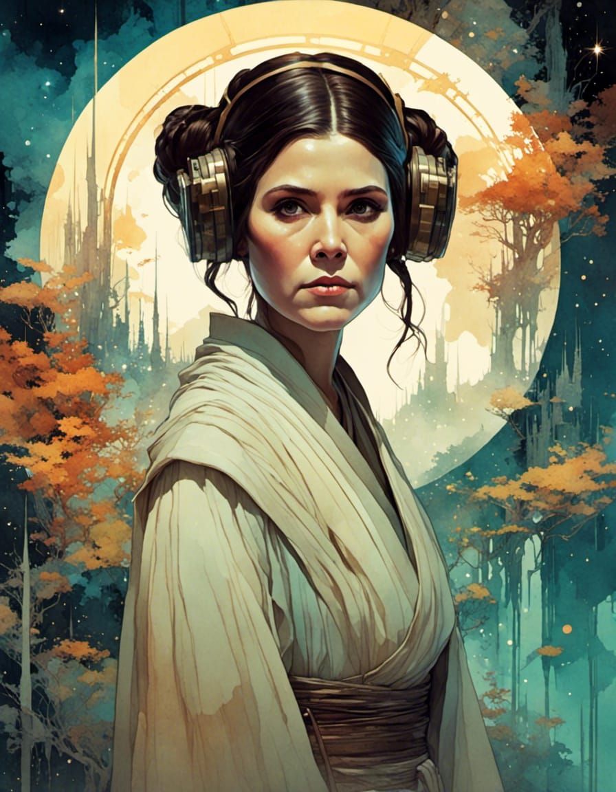Princess Leia in a Sci-Fi World